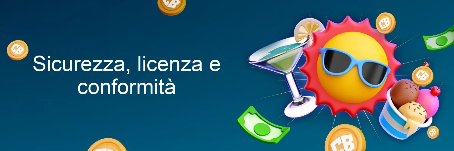 Sicurezza, licenza e conformità